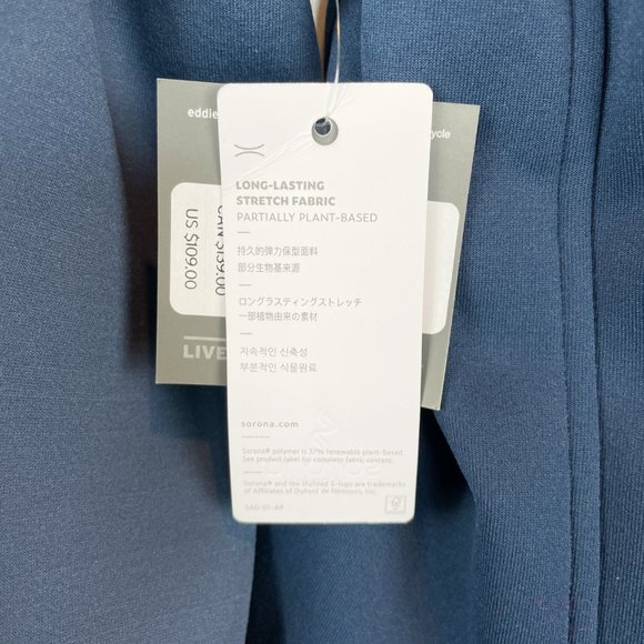 Eddie Bauer Outpace Storm HZ Mock 1/2-Zip Blue First Ascent XXL 2XL - Picture 5 of 10